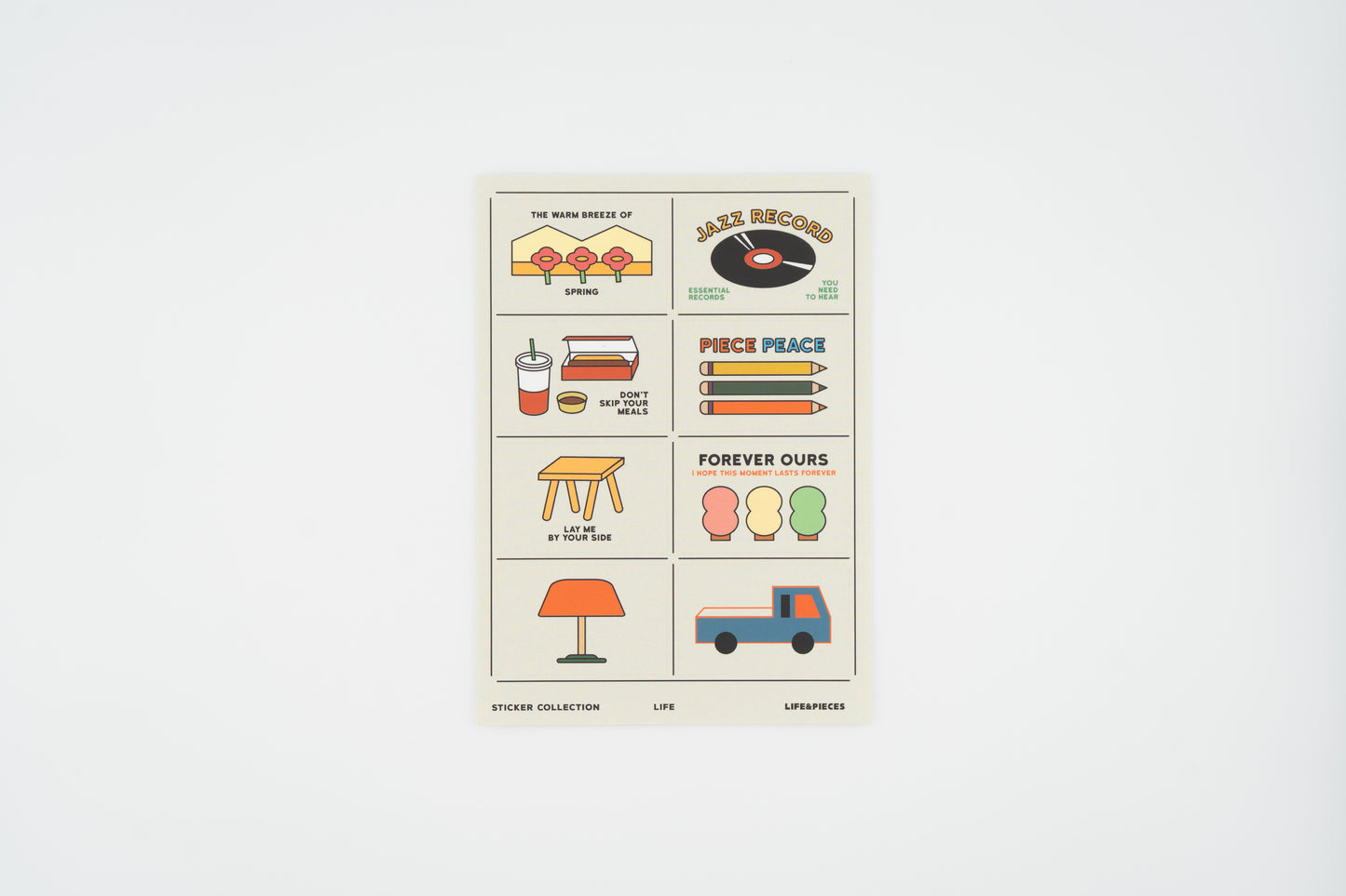 Life&Pieces Life Sticker Collection