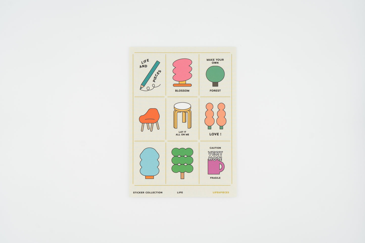 Life&Pieces Life Sticker Collection