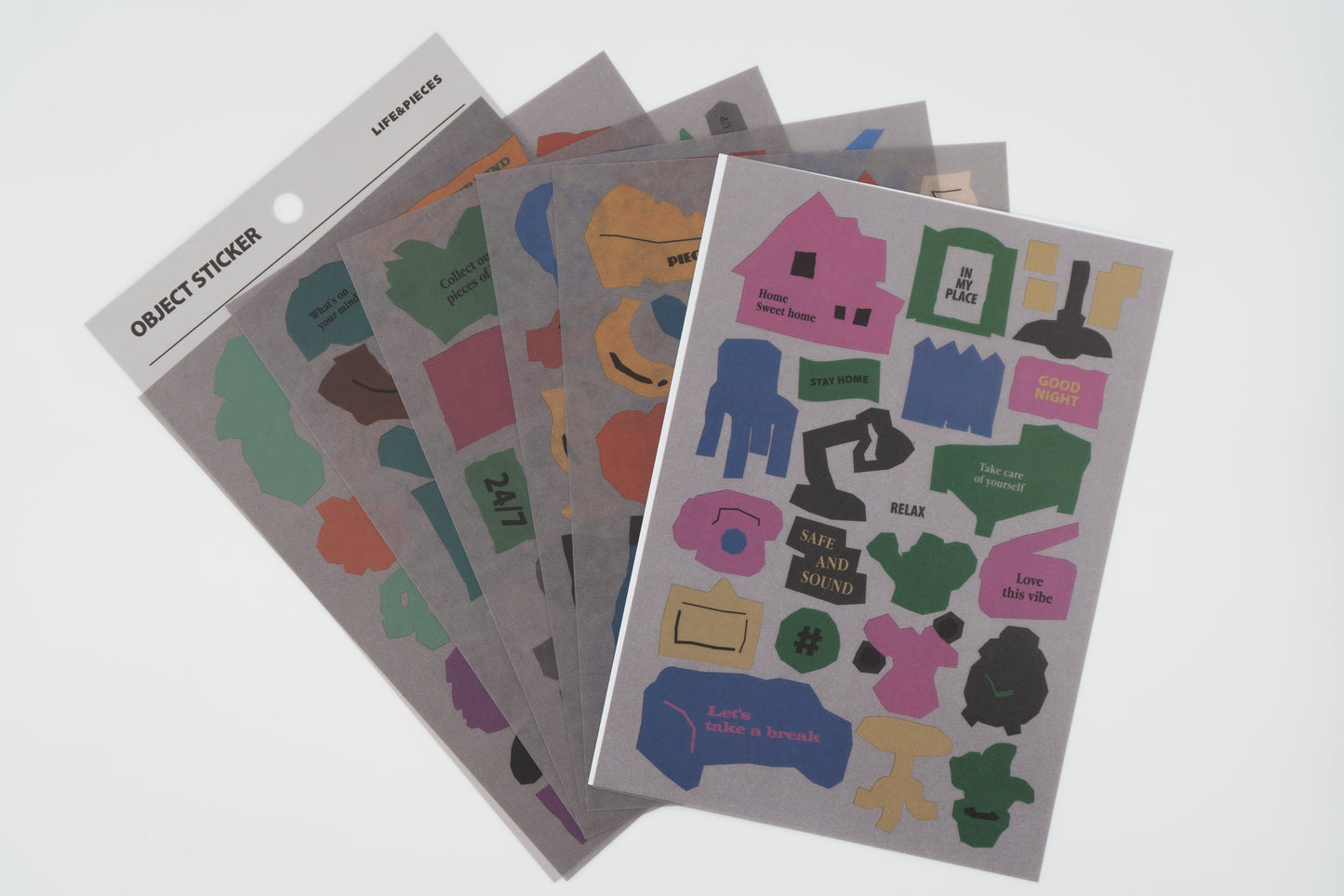 Life & Pieces Object Sticker Set