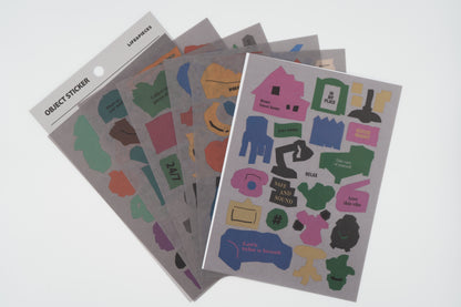 Life & Pieces Object Sticker Set