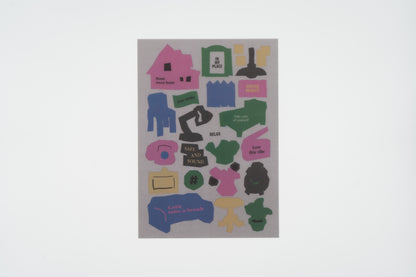 Life & Pieces Object Sticker Set