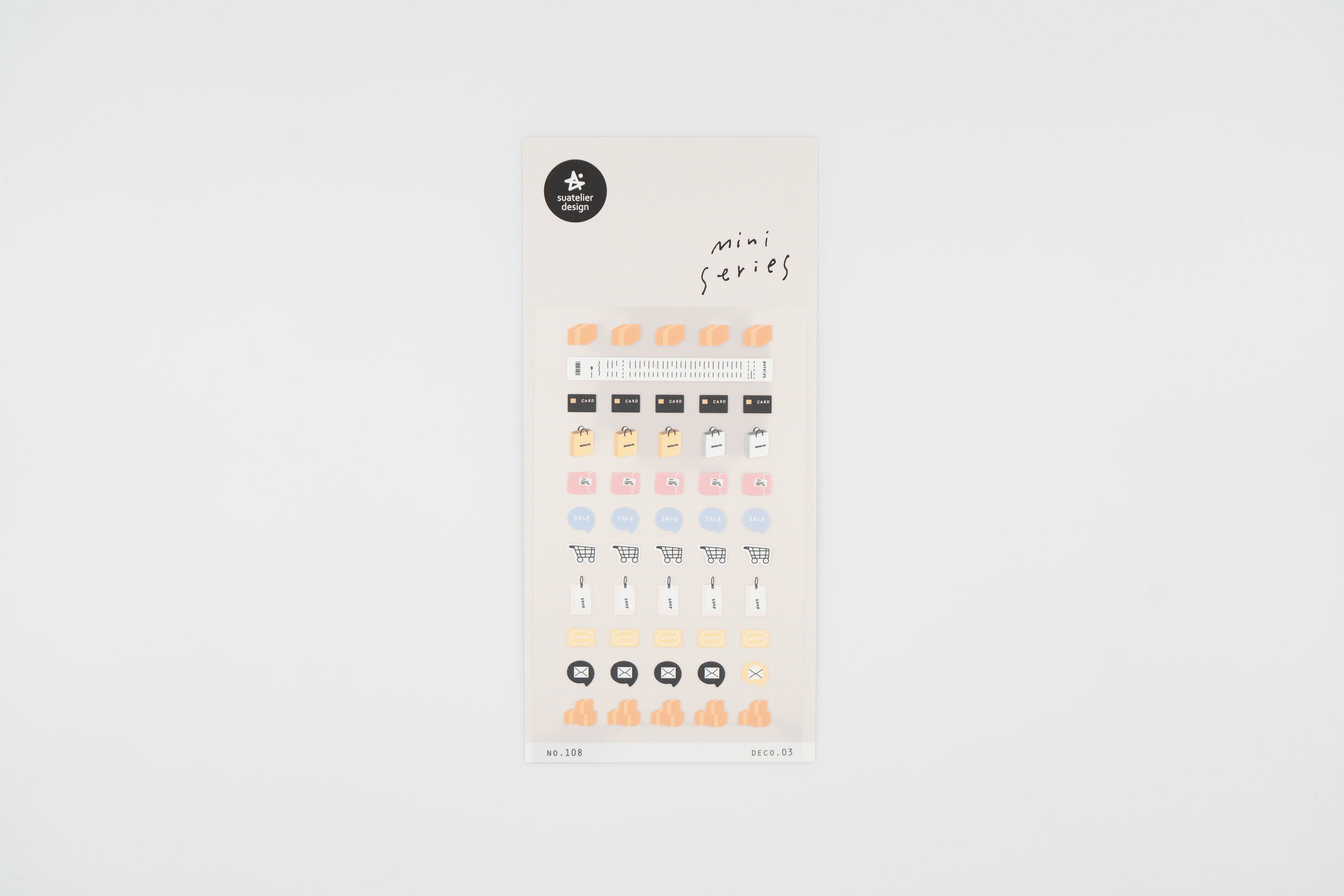 108 Sticker 108 Deco.03 Stickers Set – Floine