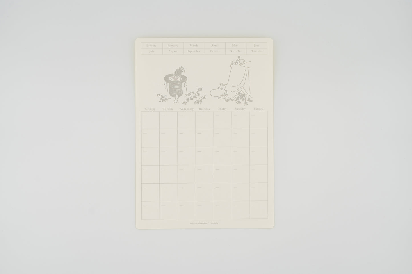 Moomin Monthly Planner Stickers