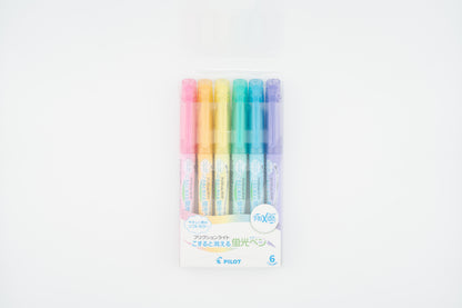 Pilot Frixion Light Erasable Hilighters Set of 6