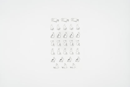 Moomin Face Stickers