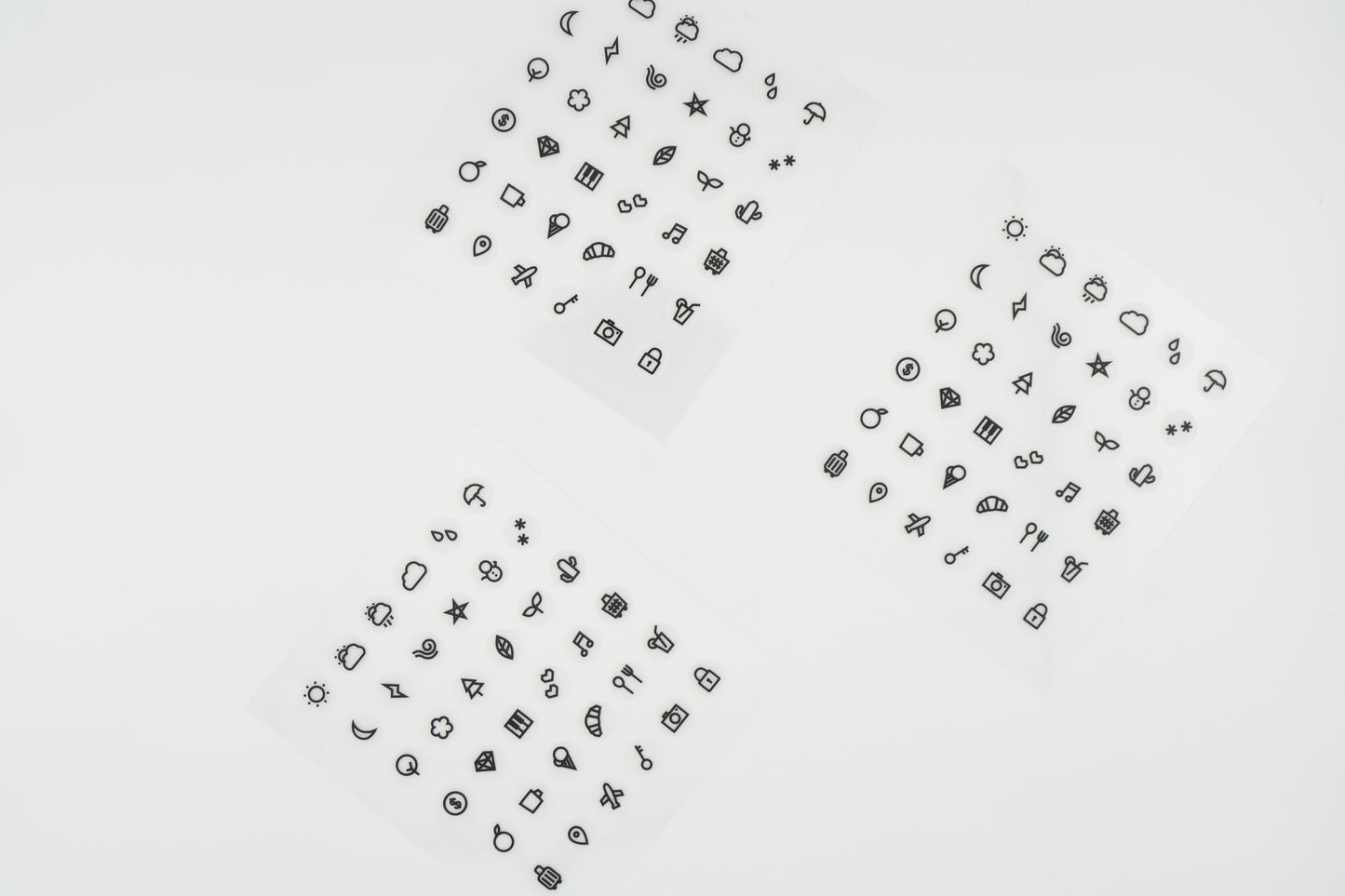 1631 Plain.27 Transparent Set