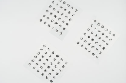 1631 Plain.27 Transparent Set