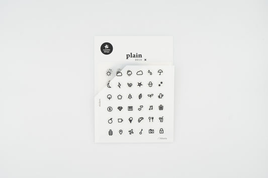 1631 Plain.27 Transparent Set