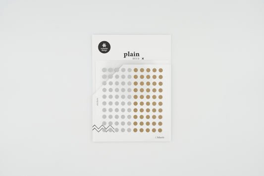 1640 Plain.36 Sticker Set
