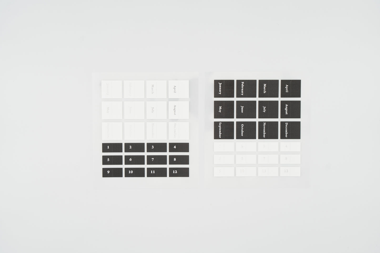 1649 Plain.45 Date Index Set