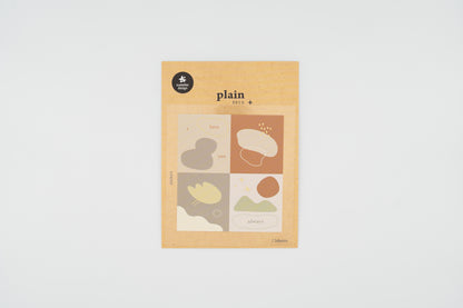1653 Plain.49 Sticker Set