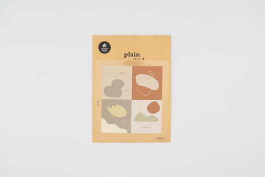 1653 Plain.49 Sticker Set