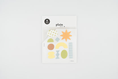 1672 Plain.68 Sticker Set