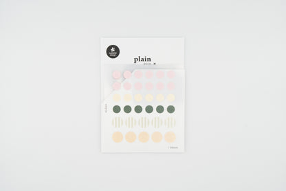 1674 Plain.70 Stickers Set