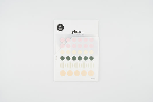1674 Plain.70 Stickers Set