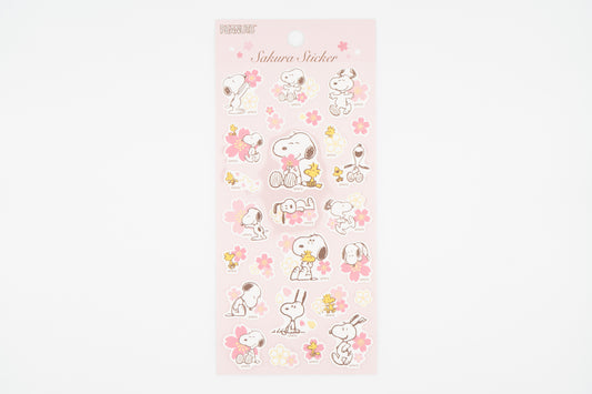 Snoopy Sakura Sticker