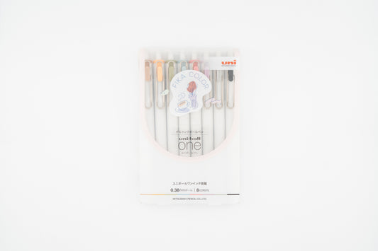Uni-Ball One Pen 0.38mm Fika 8 Colors Set