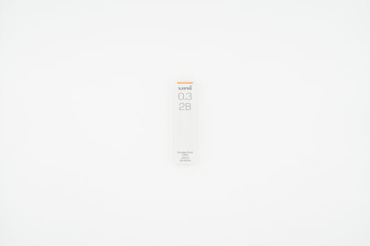 Uni Smudge-Proof Mechanical Pencil Lead 0.3mm 2B