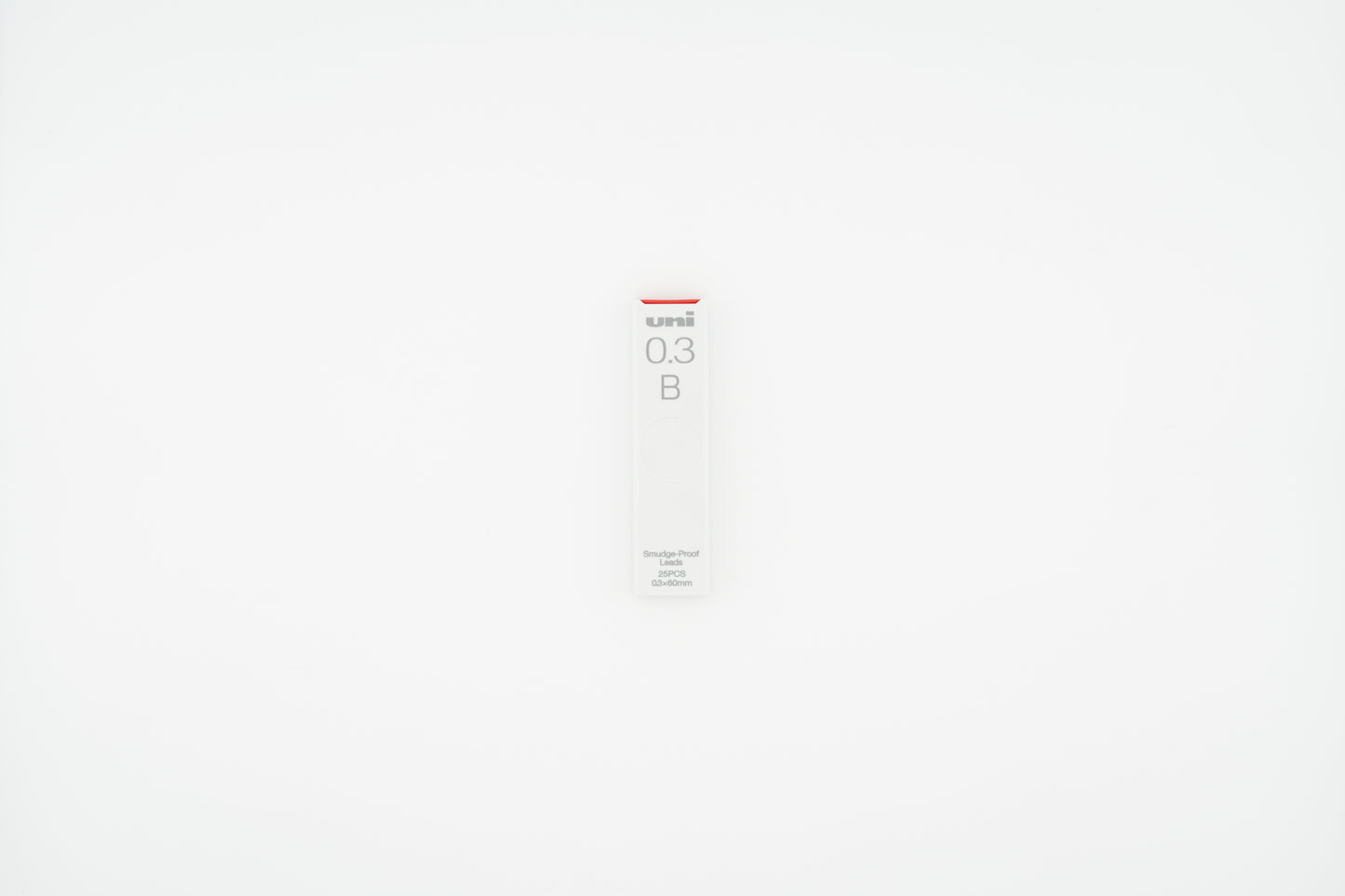 Uni Smudge-Proof Mechanical Pencil Lead 0.3mm B