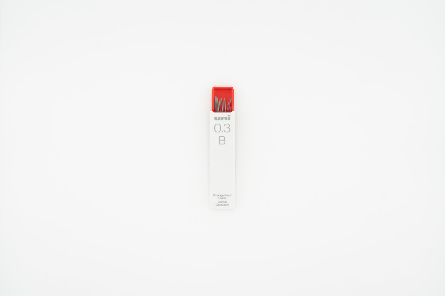 Uni Smudge-Proof Mechanical Pencil Lead 0.3mm B