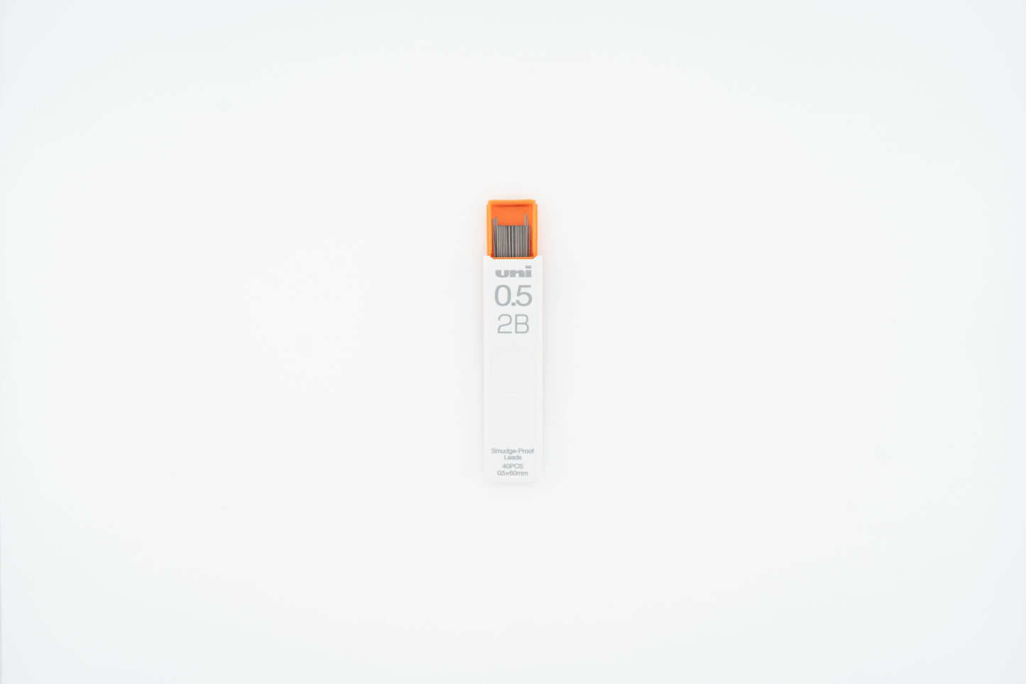 Uni Smudge-Proof Mechanical Pencil Lead 0.5mm 2B