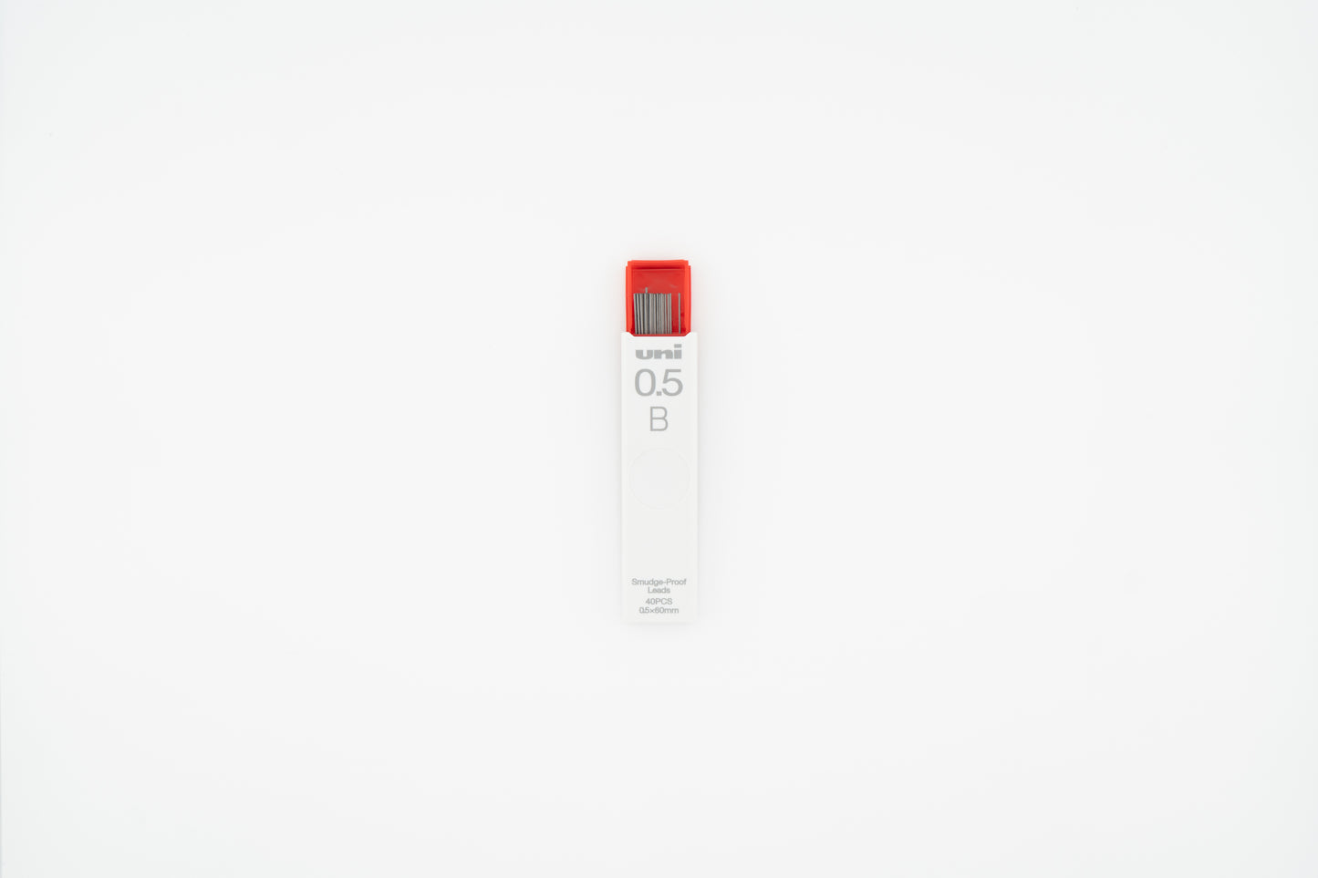 Uni Smudge-Proof Mechanical Pencil Lead 0.5mm B