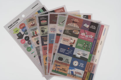 Life&Pieces Point Sticker Set