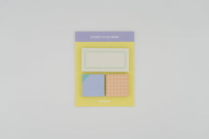 3 Point Sticky Memo