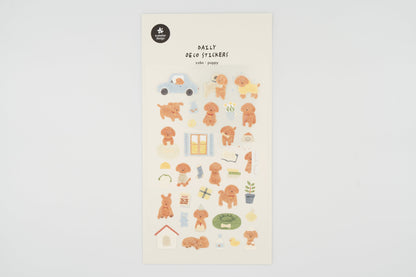 1160 Puppy Sticker Set