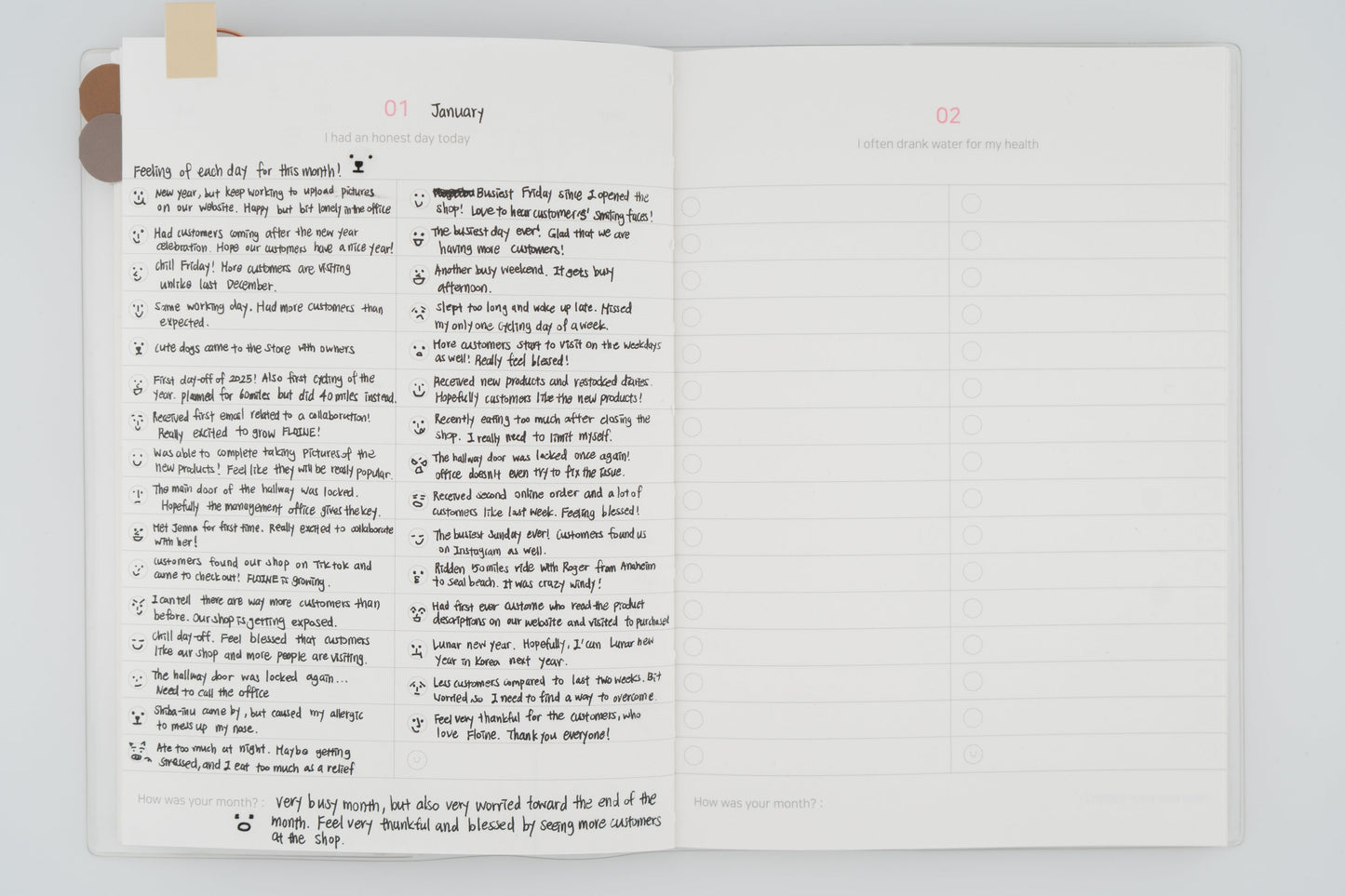 Love Me Right Non-Dated Diary