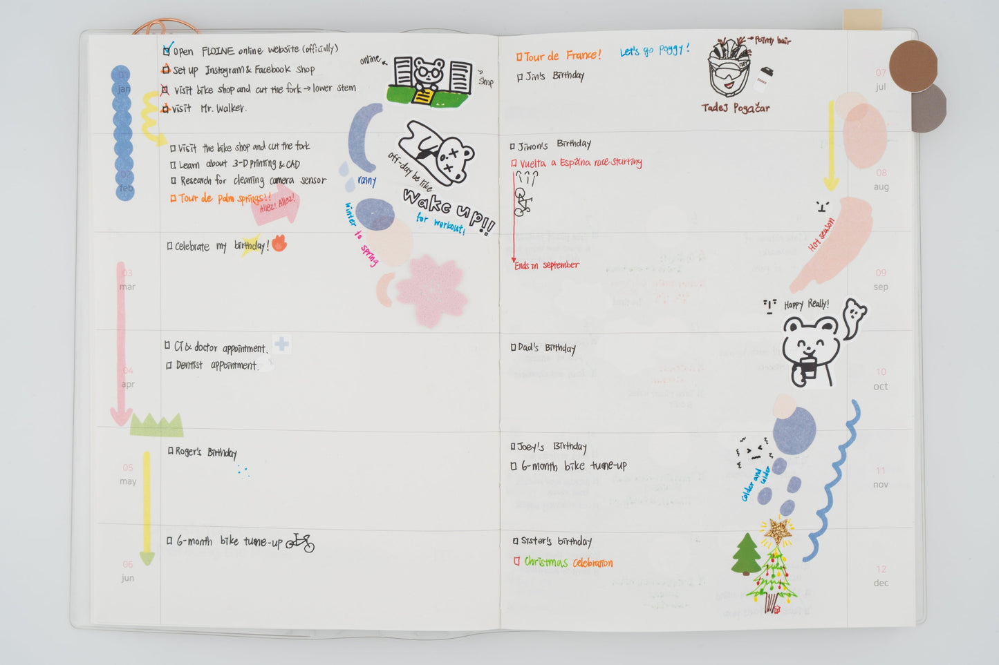 Love Me Right Non-Dated Diary
