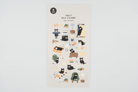 1139 Cat's Catch! Sticker Set