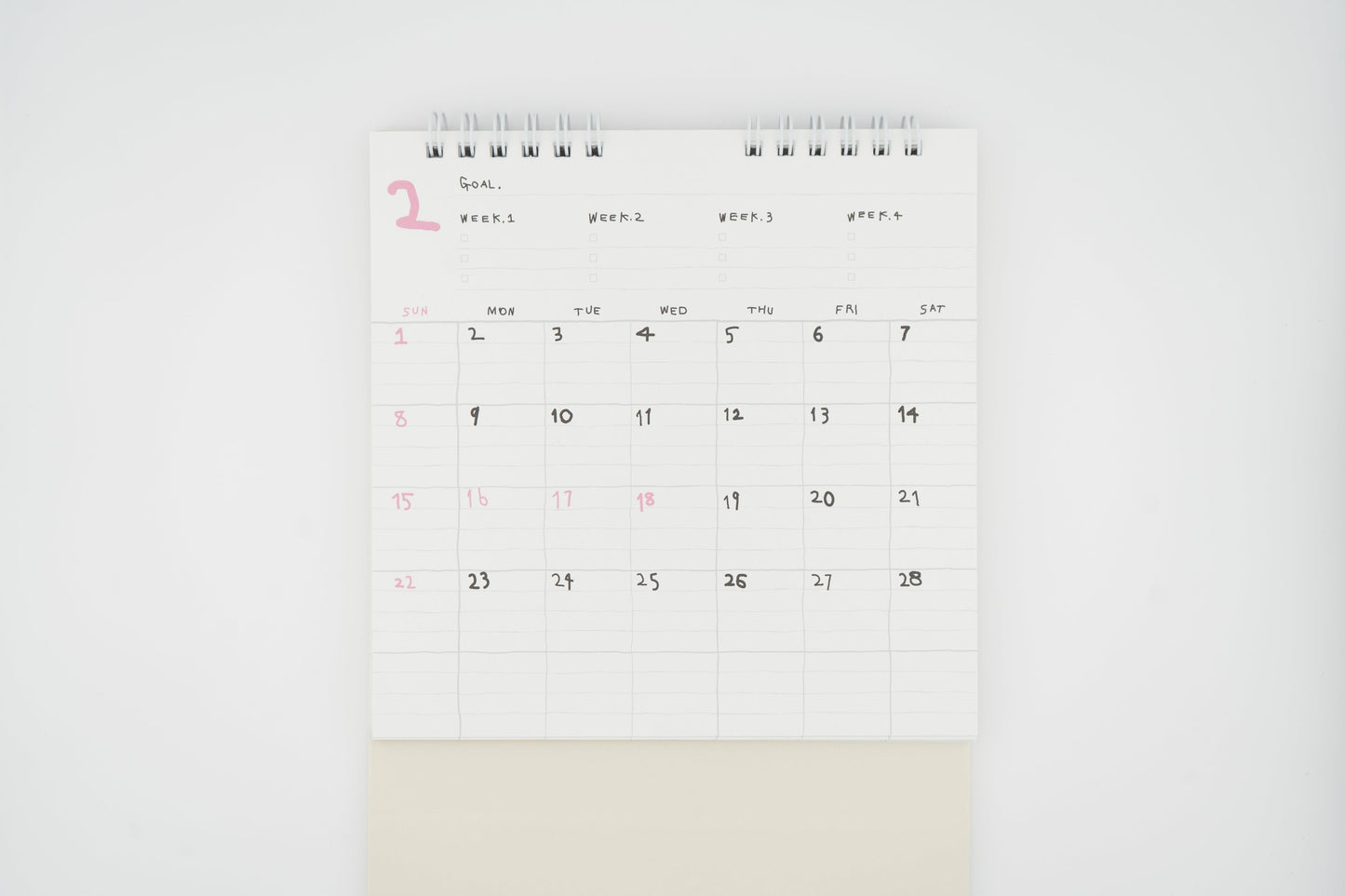 2026 Little Things Two-Way Desk Calendar