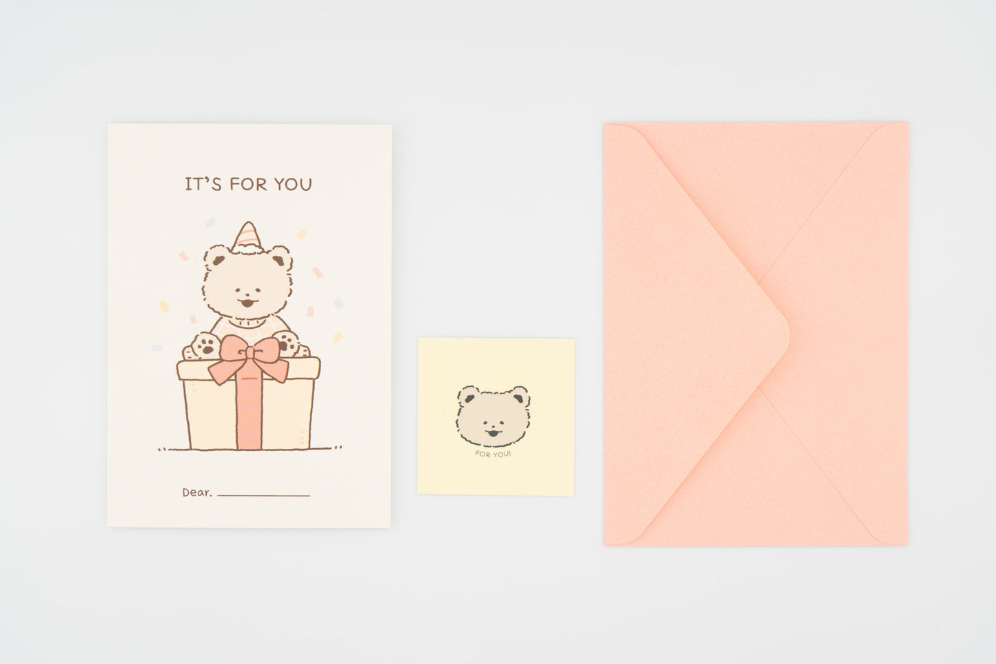 Bushishi Bear Message Card