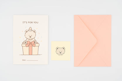 Bushishi Bear Message Card