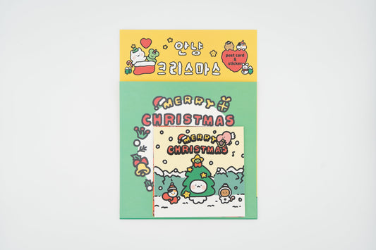 Anyang Christmas Sticker/Card Set