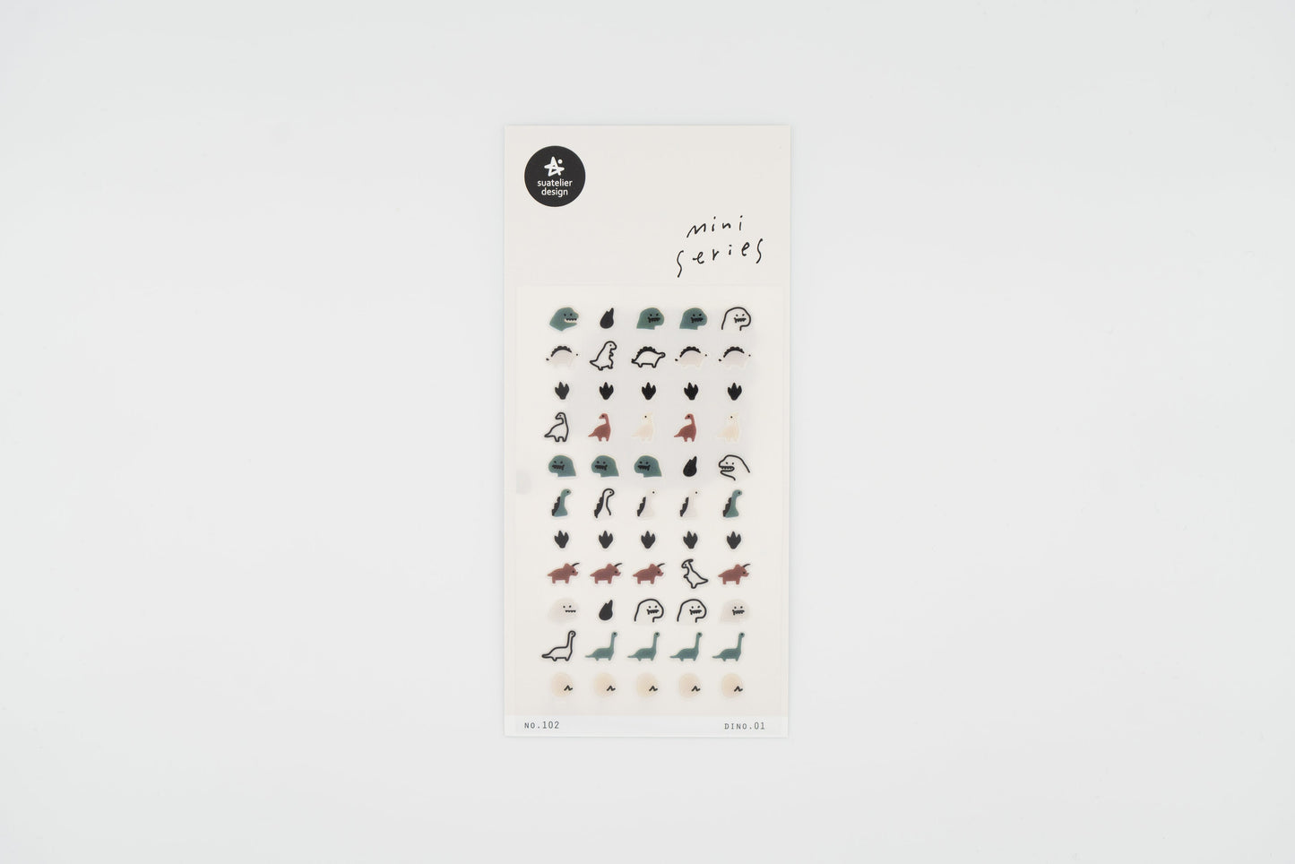 102 Dino.01 Stickers Set