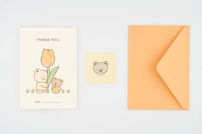 Bushishi Bear Message Card