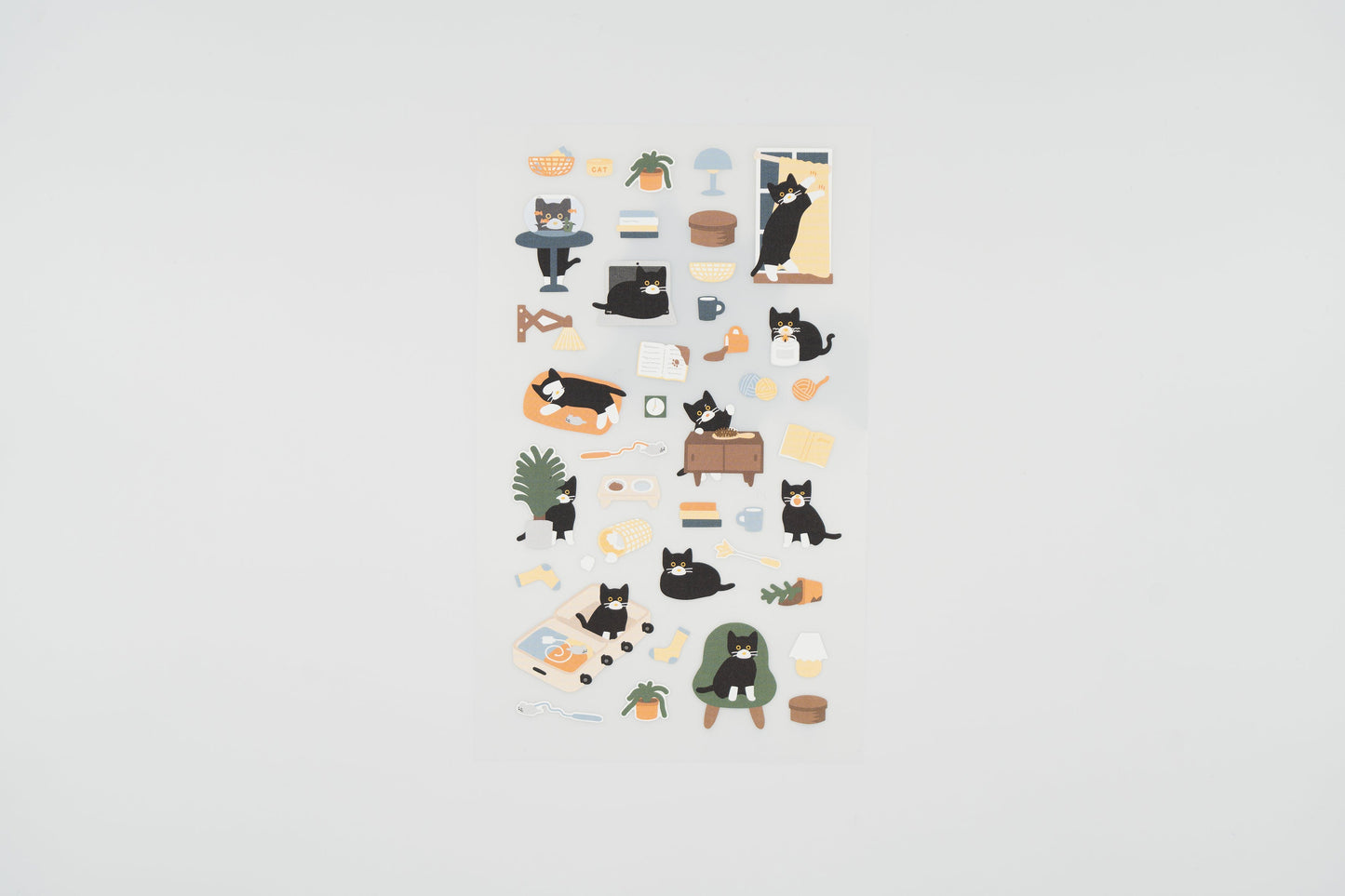 1139 Cat's Catch! Sticker Set