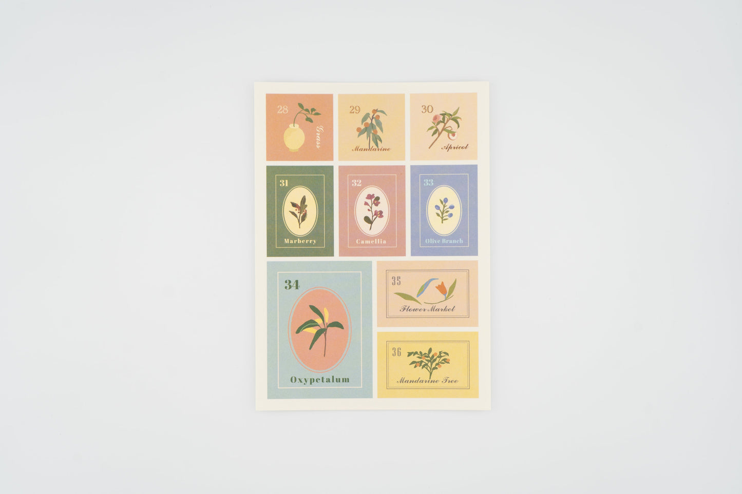 Afterglow Stamp Sticker Set