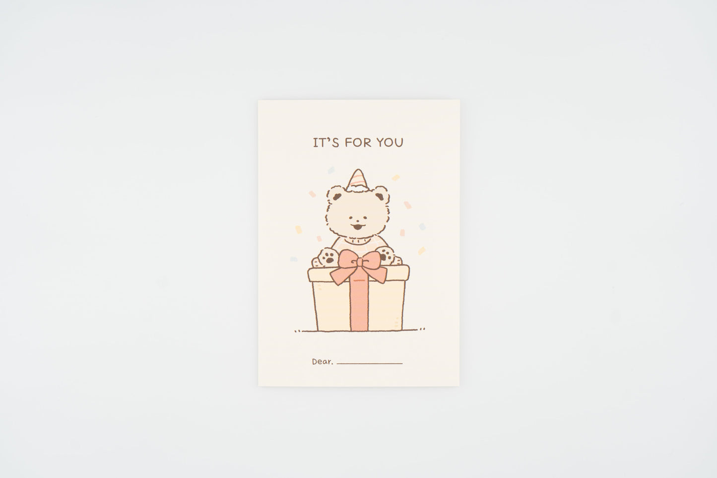 Bushishi Bear Message Card