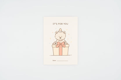 Bushishi Bear Message Card