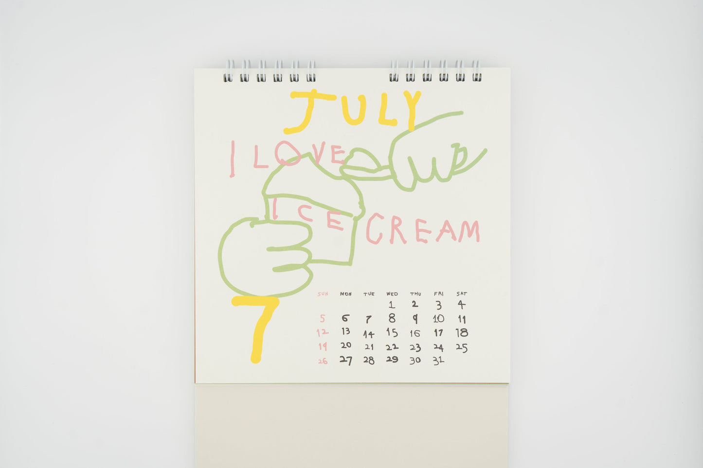 2026 Little Things Two-Way Desk Calendar