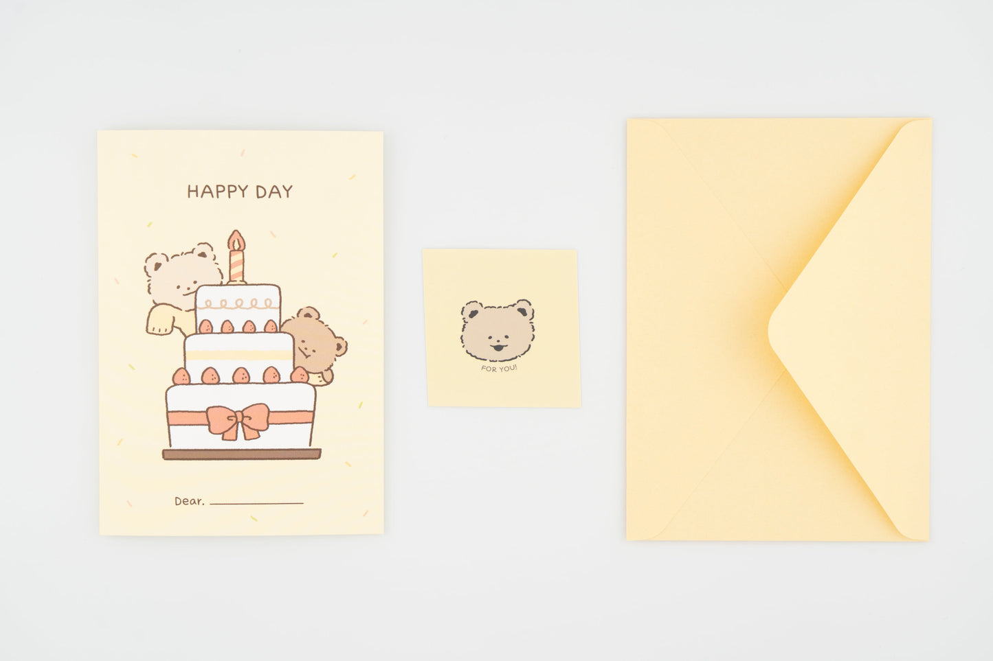 Bushishi Bear Message Card