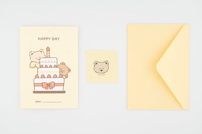 Bushishi Bear Message Card