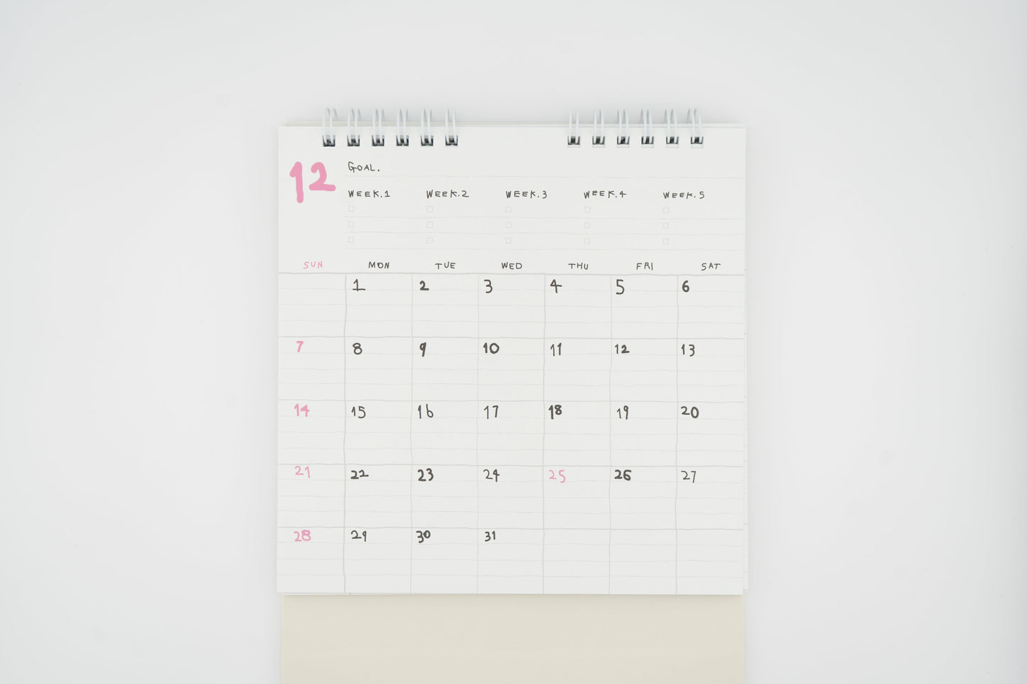 2026 Little Things Two-Way Desk Calendar