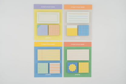 3 Point Sticky Memo