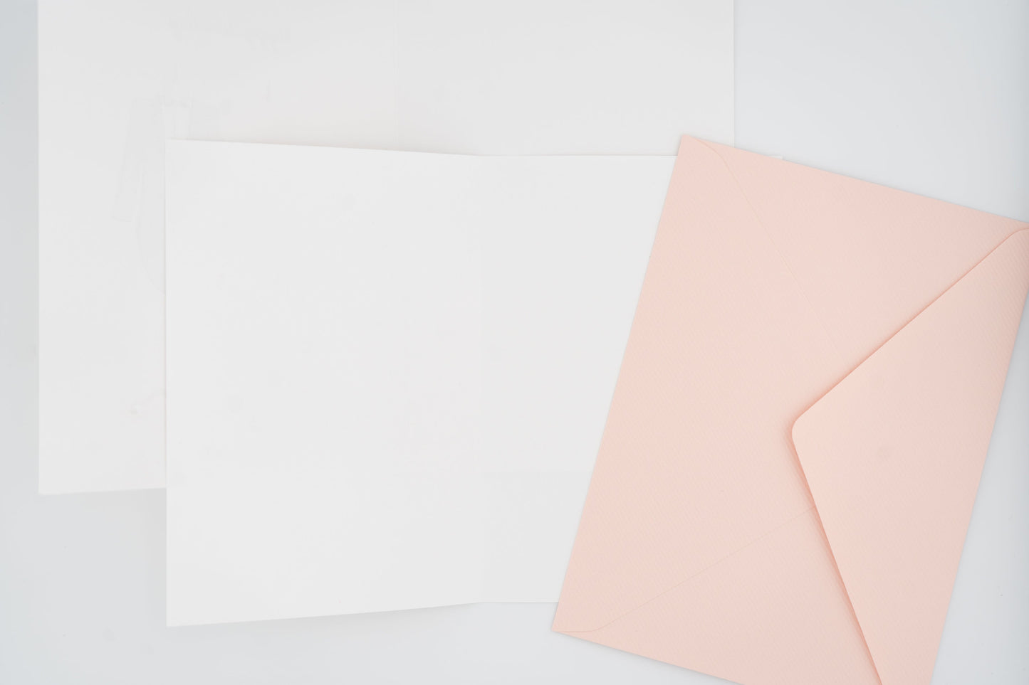 New White Wedding Card Set