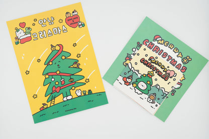 Anyang Christmas Sticker/Card Set