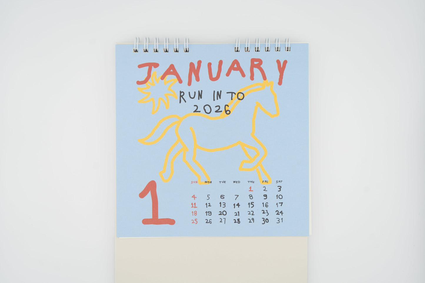 2026 Little Things Two-Way Desk Calendar